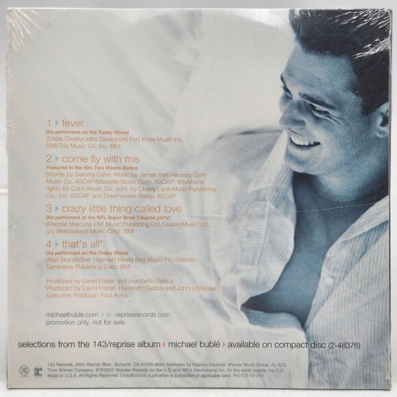 Michael Bublé Selections From The 143/Reprise Album Promotional CD - Picture 2 of 2